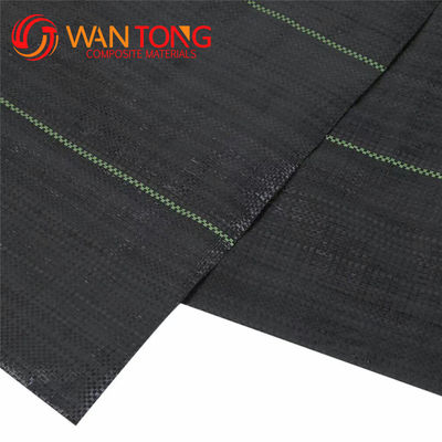 Hohe Zugfestigkeit 5oz Schwarz PP Gewebe Geotextil für den Straßenbau