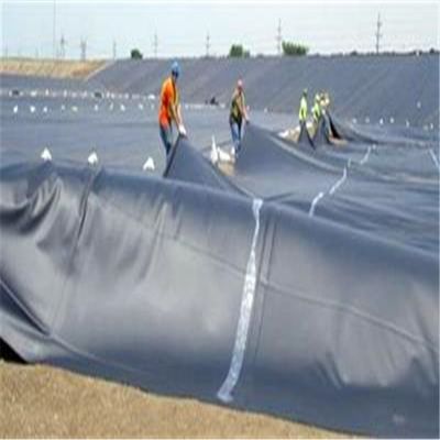 Geomembran aus HDPE mit individueller Breite für Deponien und Fischbecken