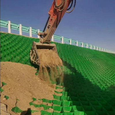 Norwegen HDPE Geocell für Stützwand 50mm-250mm Höhe CE ISO14001 ISO9001 zertifiziert