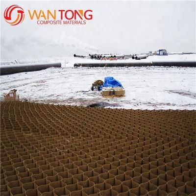 Geozellen aus HDPE-Texturen/Perforationen zur Aufbewahrung von Wandverstärkung