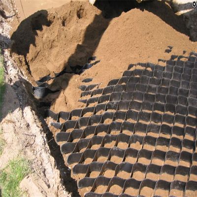 Geozellen aus HDPE-Texturen/Perforationen zur Aufbewahrung von Wandverstärkung