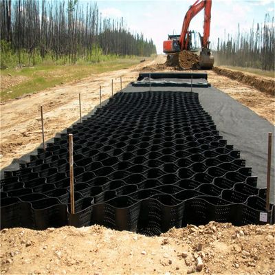 Straßen- und Eisenbahngebäude Geozellen Texturisierte Perforierter Kunststoff HDPE 75mm/100mm/150mm