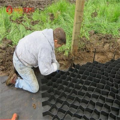 330 mm-1000 mm Schweißweite HDPE-Geozell-Kiesgitter zum Schutz von Straßen und Pisten
