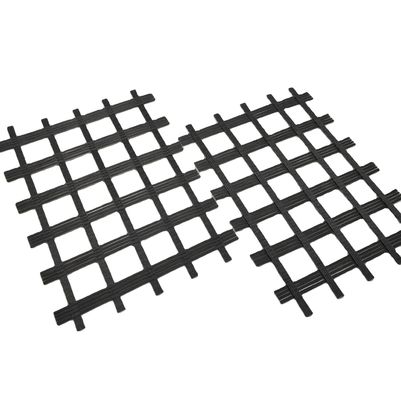 Traditionelles Design Geosynthetisches Material Warp Stricking PVC Beschichtet Pet Polyester Geogrid