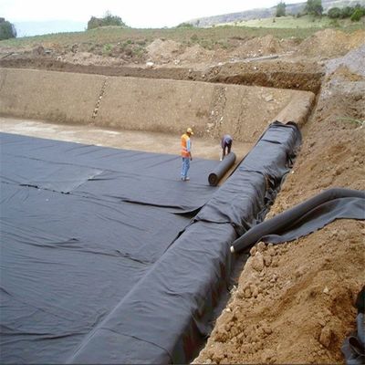 HDPE-Geomembran für Staudamm-Liner-Stärke 0,2-4 mm wasserdichte Kunststoffe LDPE/LLDPE/PVC