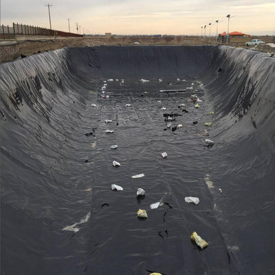 0.75mm 1mm HDPE Geomembran-Liner für Fischzucht mit und Installation vor Ort