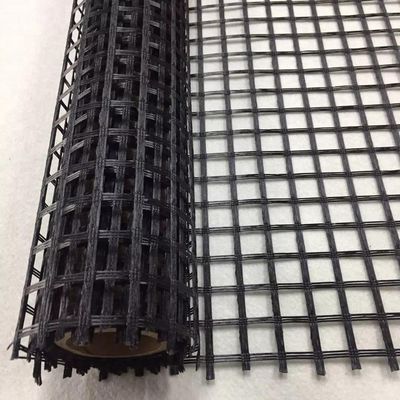 100 m/Rolle Geogrid für Aufbau von Stützmauern