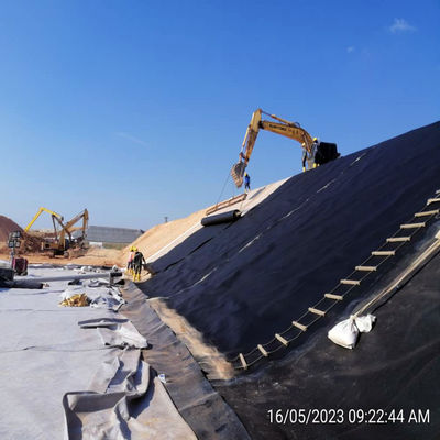 Geomembran aus 100% jungem HDPE LLDPE für die Fischzucht und Aquakultur