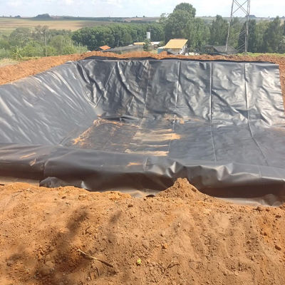 GB/ASTM GRI-GM13-Standard Geomembran aus HDPE mit einer Dicke von 1,0 mm für die Deponierung von Fischteichen