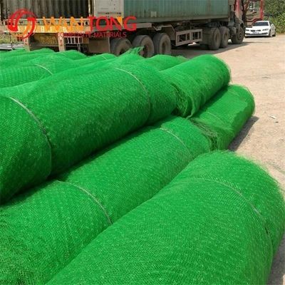 3D 2m HDPE-Geomat für den chinesischen Design-Stil Verhangschutz und ökologische Gründecke