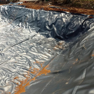 2m-8m Breite HDPE Geomembran Damm Auskleidungen 0,75mm Dicke Freie Probe für Fischteichwasser