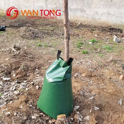 Wantong PVC 20gallon Schwerlast Reißverschluss Langsam freigesetzte Baumbewässerungstüte Allzeit Unterstützung