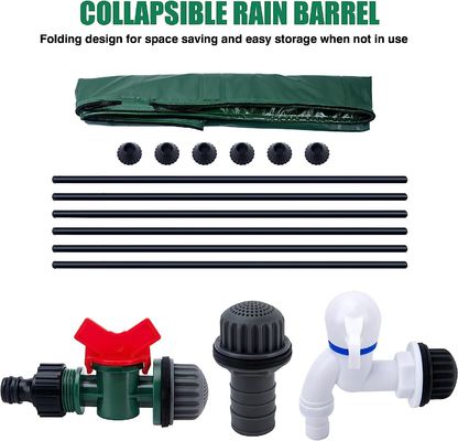 380L PVC-Plattenklappbarer tragbarer Wasserspeicher für die Landwirtschaft