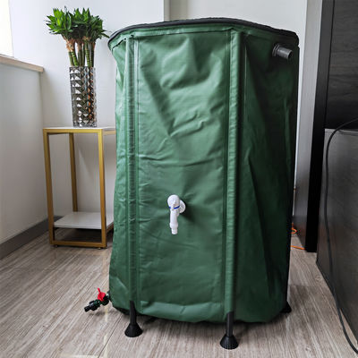 100 Gallonen tragbare Wasserspeicherklappbares Regenfass für den Garten Klappbares PVC