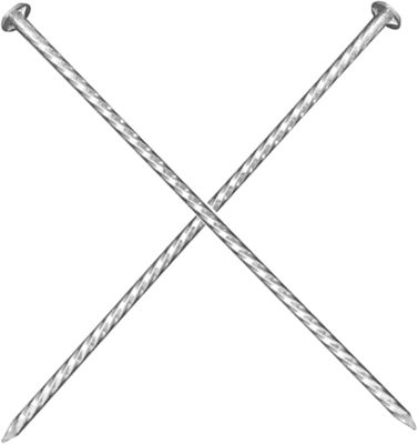 10 Zoll gemeine Nagel galvanisierte Metall Spiral Nägel für künstliche Gras Landschaftspfahl