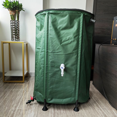 Gartenklappbarer Wassertank 100 Gallonen Kapazität Umweltfreundlich und Regenfässer Spigot