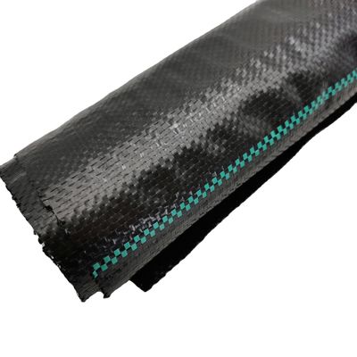 Landwirtschaftliche Bodenbelagmatte 100GSM PP Gewebte Unkrautmatte zur Barriereunkrautbekämpfung