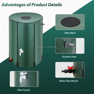 500L Regenwasser-Sammelsystem PVC-Wasserblasentank für Wassergewinnungssystem