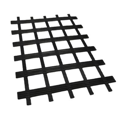 Hohe Zugfestigkeit 50Kn/m Geogrid aus Glasfaser für den Straßenbau