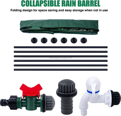 250L Klappbarrel für Regen Die perfekte Ergänzung für Ihr Gartenspeichersystem