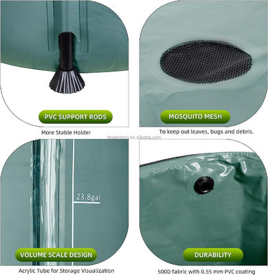 250L Klappbarrel für Regen Die perfekte Ergänzung für Ihr Gartenspeichersystem