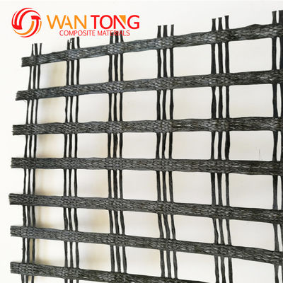 12.7*12.7mm 25.4*25.4mm Maschengröße Bitumenbeschichtete Glasfaser Geogrid für Asphaltstraße