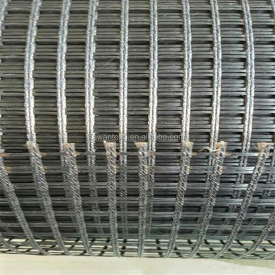 Chinesischer Design-Stil ISO-Standard 50kn Glasfaser-Geogrid für den Straßenbau
