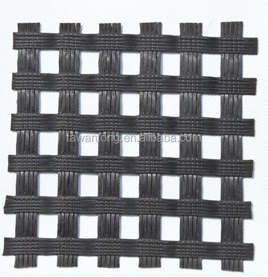 Chinesischer Design-Stil ISO-Standard 50kn Glasfaser-Geogrid für den Straßenbau