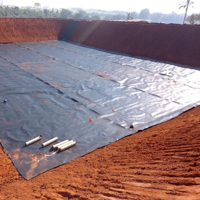 100% Jung-HDPE-LLDPE-Geomembran-Liner für Aquakulturfischfarmen mit einer Dicke von 0,5 mm