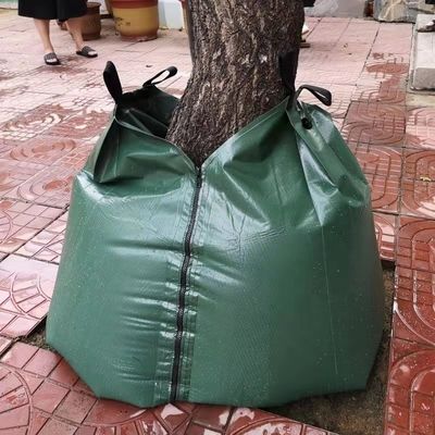 Wantong PVC 20gallon Schwerlast Reißverschluss Langsam freigesetzte Baumbewässerungstüte Allzeit Unterstützung