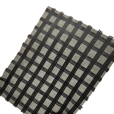 Straßenverstärkung 100-100kn Glasfaser Geogrid aus 50g Nichtgewebe