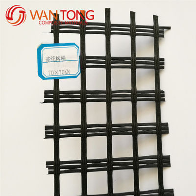 5 m Breite Glasfaser Geogrid Warp Stricking für Asphaltüberlag Verstärkung CE/ISO9001