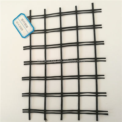 5 m Breite Glasfaser Geogrid Warp Stricking für Asphaltüberlag Verstärkung CE/ISO9001
