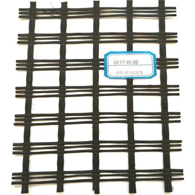 5 m Breite Glasfaser Geogrid Warp Stricking für Asphaltüberlag Verstärkung CE/ISO9001