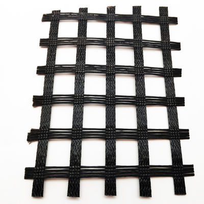 Bitumenbeschichtung Straßenbelag Material Glasfaser Geogrid mit Mesh Größe 12,7*12,7mm