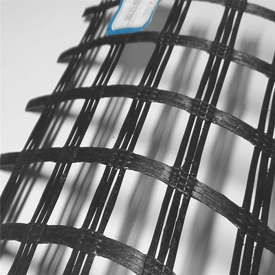 Bitumenbeschichtung Straßenbelag Material Glasfaser Geogrid mit Mesh Größe 12,7*12,7mm