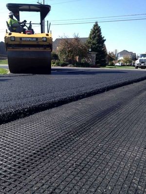 Bau von Garageschuppen Basaltverstärkung Glasfaser Geogrid mit 50-200m Länge