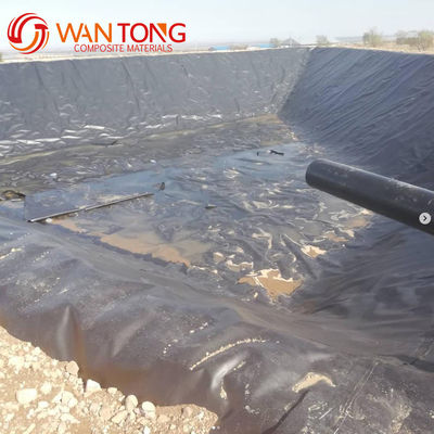 Geomembran in schwarz-weißem HDPE für den Umweltschutz