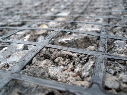 Geogrid für den Straßenbau mit hoher Zugfestigkeit und Ein-/Zwei-Achsen-Konstruktion