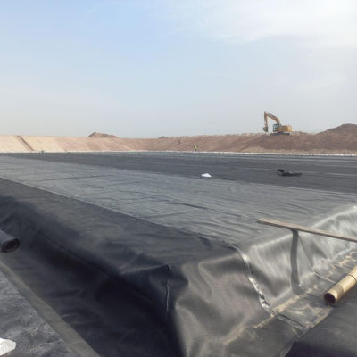 Schwarze Farbe 1mm HDPE Geomembran Fischfarm Teich Liner mit zeitgenössischem Design