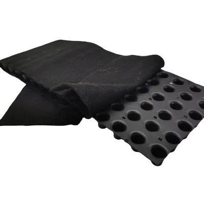 8 mm HDPE PP Jungfrau Recycling Drainage Board für die Errichtung von unterirdischen Parkplätzen