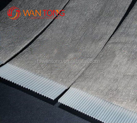 4 mm Höhe PP PE Geotextilien Typ Vorgefertigter vertikaler Abfluss PVD Plastikplattenabfluss