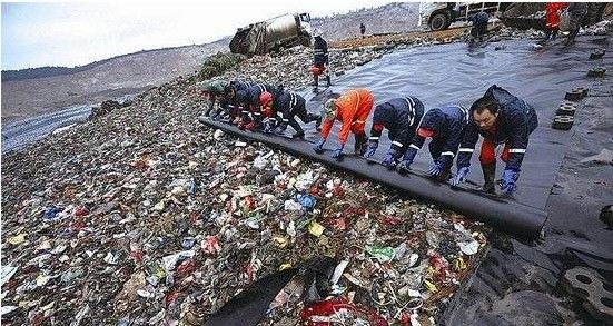 HDPE-Damm-Liner-Geomembran für Dammprojekt Länge nach Kundenanforderung