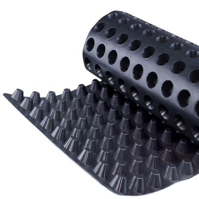 Hochwertige Dachschutzplatte aus HDPE-Dumpel-Drainage mit Geotextil in einer Höhe von 8 mm-60 mm