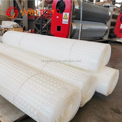 Hochwertige Dachschutzplatte aus HDPE-Dumpel-Drainage mit Geotextil in einer Höhe von 8 mm-60 mm