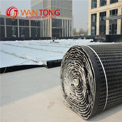 Hochwertige Dachschutzplatte aus HDPE-Dumpel-Drainage mit Geotextil in einer Höhe von 8 mm-60 mm