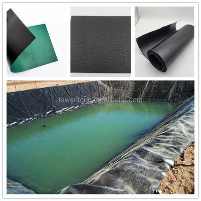 2 mm schwarze HDPE-Geomembran mit CE-Zertifizierung und ISO