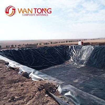 0.5mm 0,3mm 1,5mm 2mm 3mm HDPE Geomembran für Fisch und Garnelen Teich