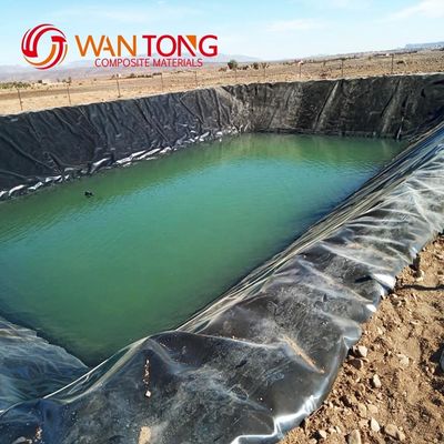0.5mm 0,3mm 1,5mm 2mm 3mm HDPE Geomembran für Fisch und Garnelen Teich