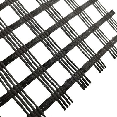 50-200m Länge Geogrid für Asphalt Straßenbau Dauerhafte Polyester PET-Verbundwerkstoff